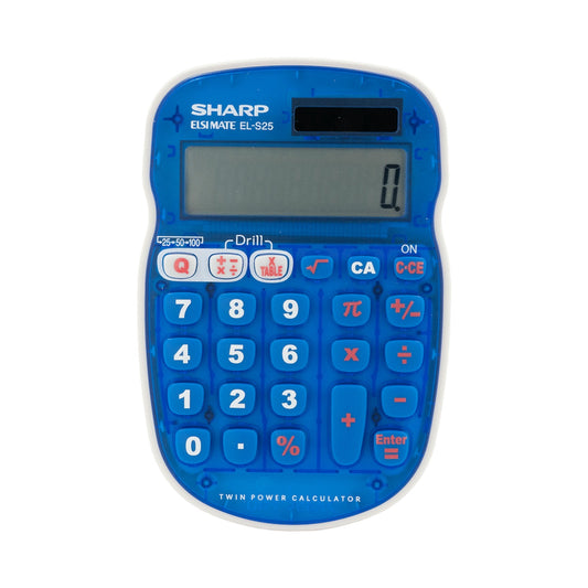 Sharp EL-S25 Calculator - Blue - Blister