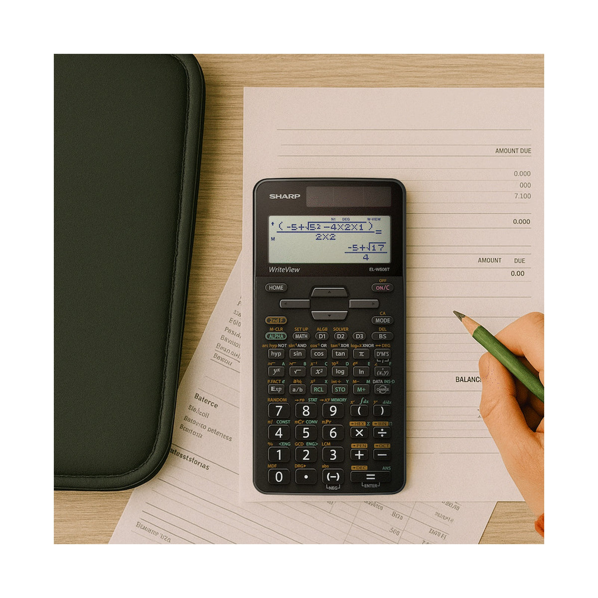 Sharp EL-W506T-BGY Scientific Calculator - 640 functions