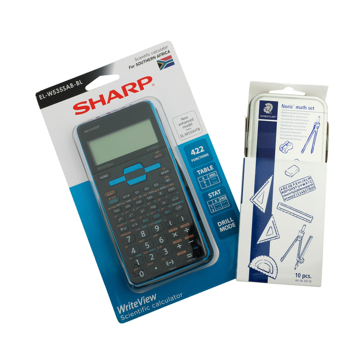 Sharp EL535 Scientific Calculator - 422 Functions- Blue