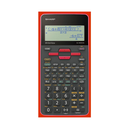 Sharp EL535 Scientific Calculator - 422 Functions- Red