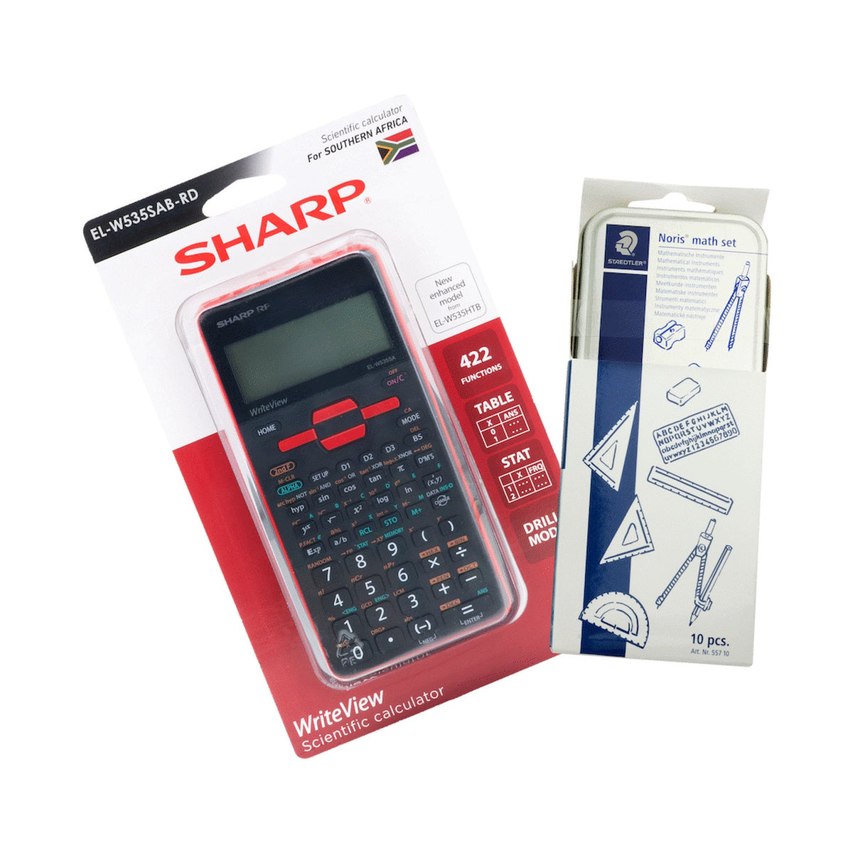 Sharp EL535 Scientific Calculator - 422 Functions- Red