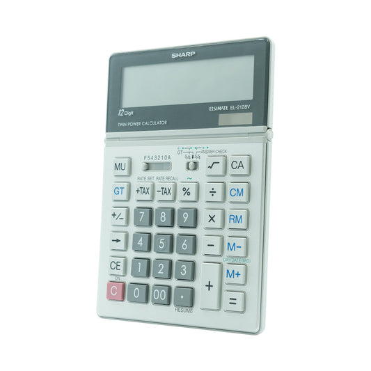 Sharp El2128V Semi-Desk Calculator