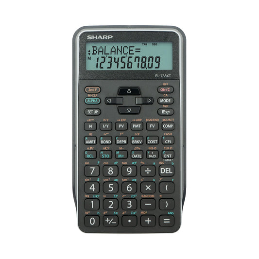 Sharp EL-738 XTB - Advanced Financial Calculator NEW DESIGN