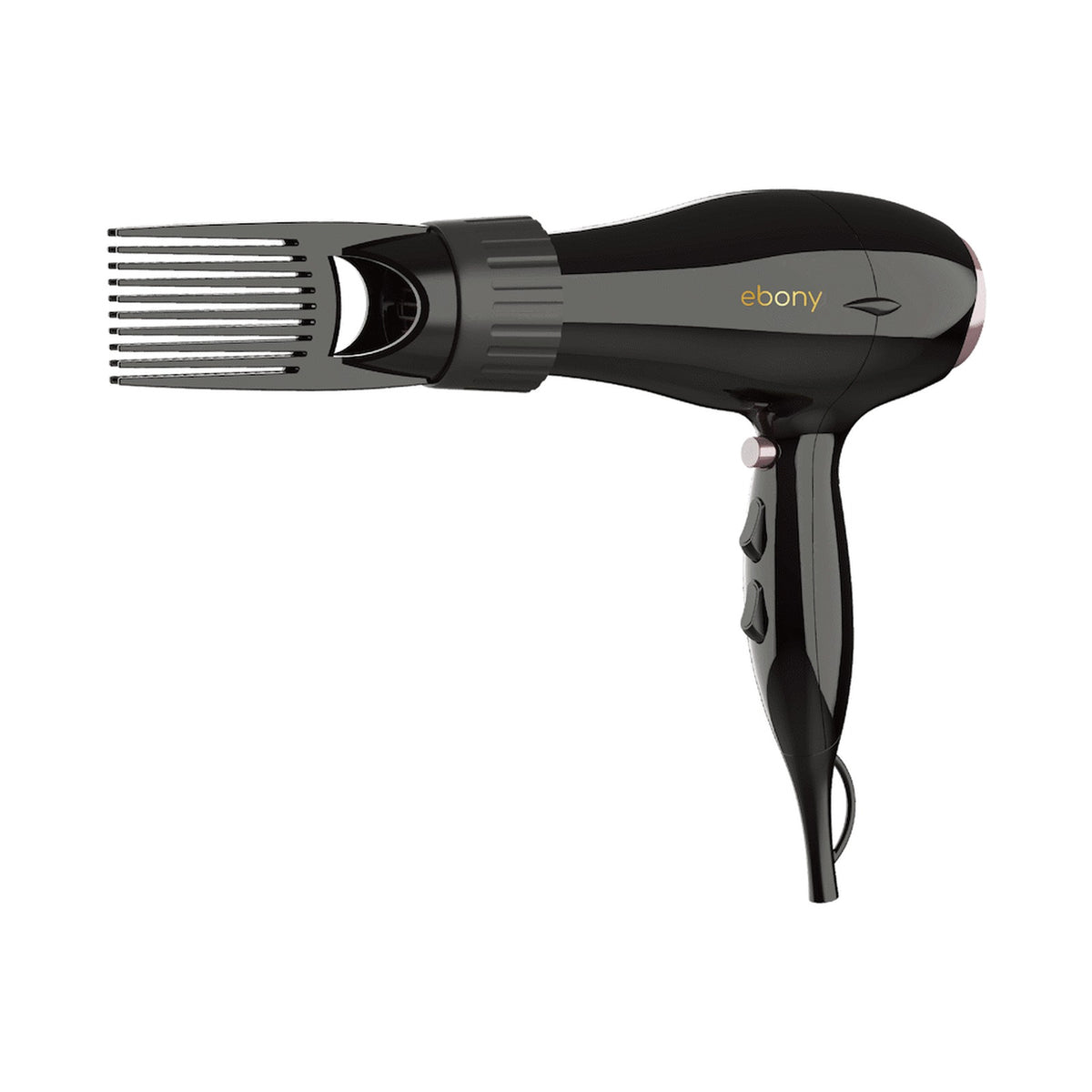 Elektra Ebony Power Comb Hairdryer