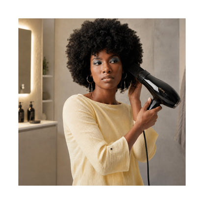 Elektra Ebony Power Comb Hairdryer