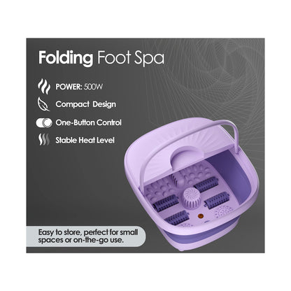 Elektra Folding Foot Spa Purple