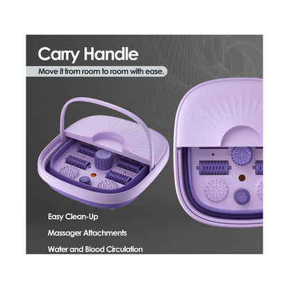 Elektra Folding Foot Spa Purple