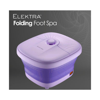 Elektra Folding Foot Spa Purple