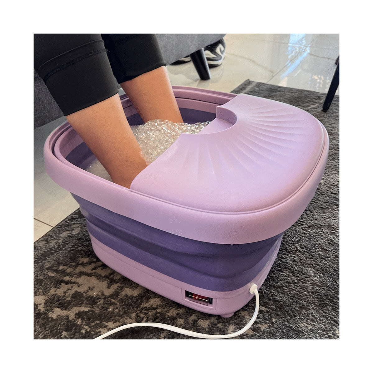 Elektra Folding Foot Spa Purple