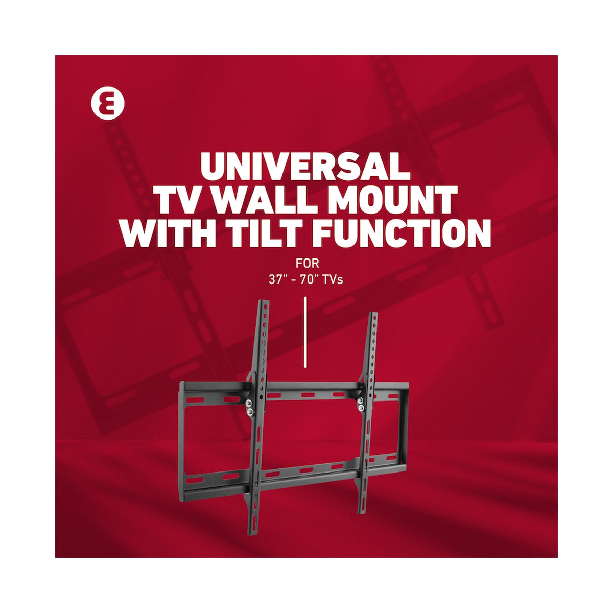 Ellies Solid series Tilt Tv Wall Mount For 37" - 70" TVs