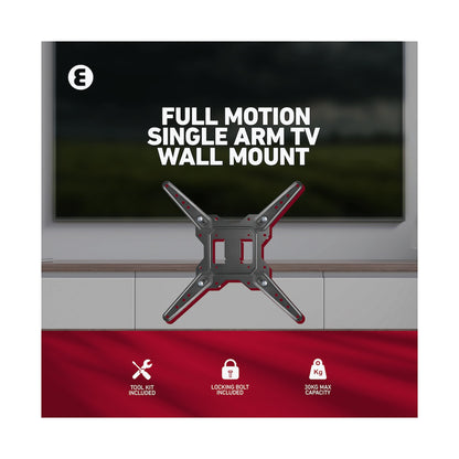 Ellies Solid series Full Motion Single Arm Tv Wall Mount For 23" - 55" TVs