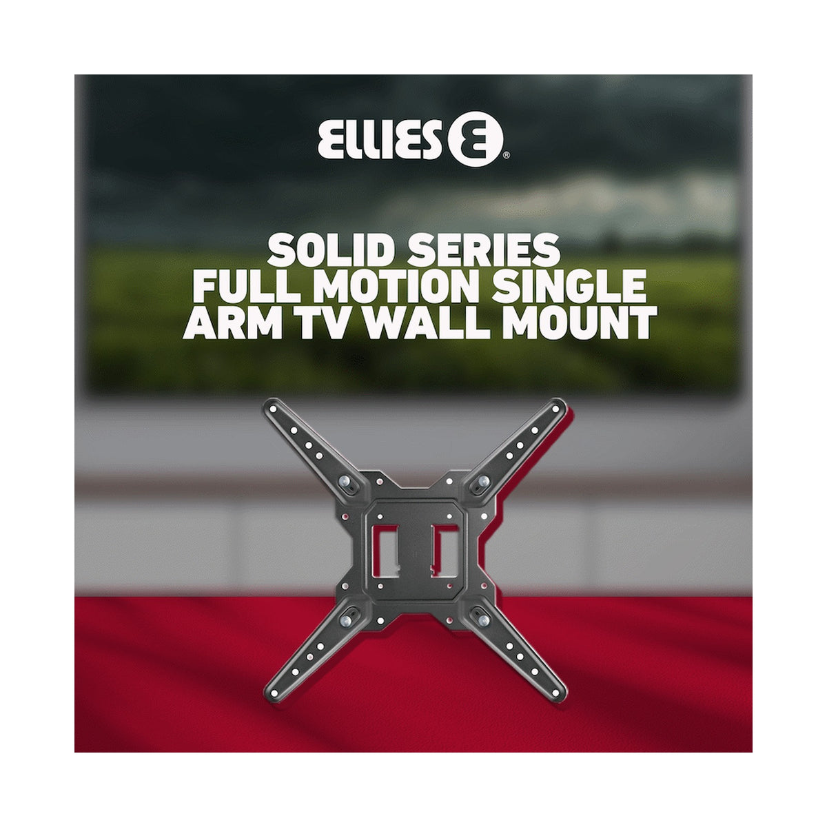 Ellies Solid series Full Motion Single Arm Tv Wall Mount For 23" - 55" TVs