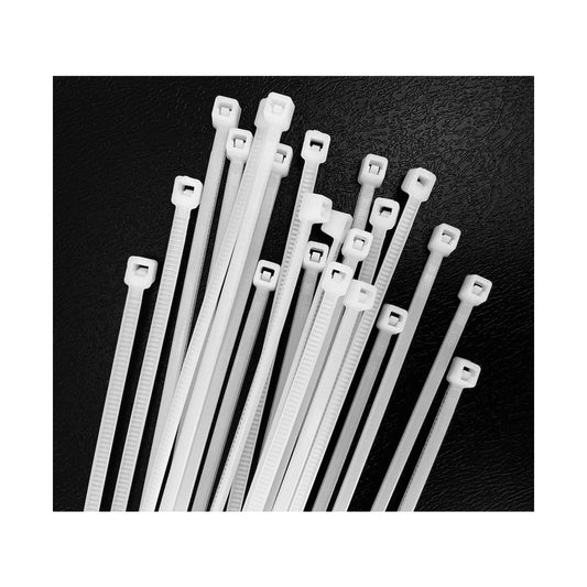 Ellies Cable Tie 2.5mm X 100mm - 50 PACK SIZE - WT