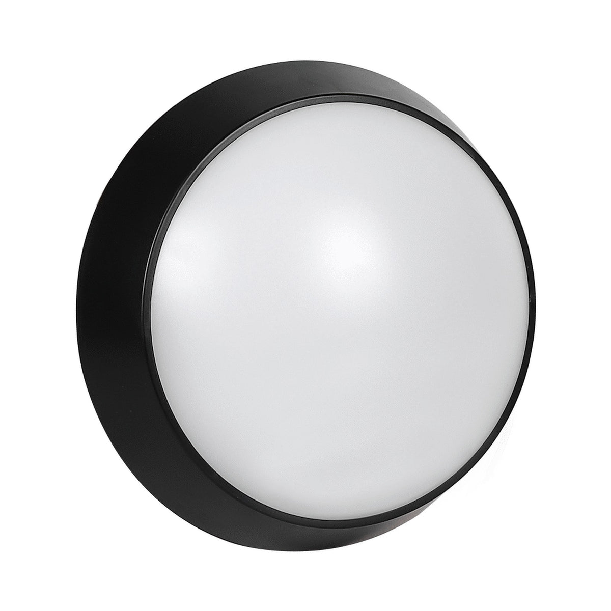 Ellies Spectra Series - AC 15W  Round LED Bulkhead with 3CCT -BK