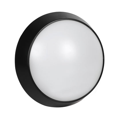 Ellies Spectra Series - AC 15W  Round LED Bulkhead with 3CCT -BK