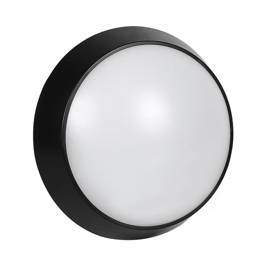 Ellies Spectra Series - AC 15W  Round LED Bulkhead with 3CCT -BK