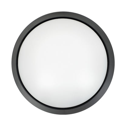 Ellies Spectra Series - AC 15W  Round LED Bulkhead with 3CCT -BK