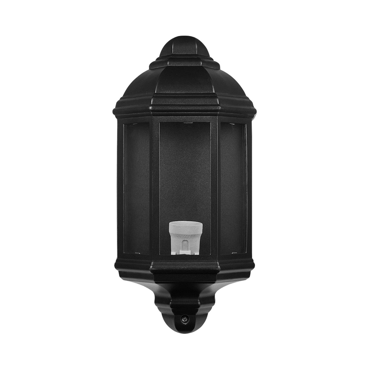 Ellies Forge Series - AC Wall Light - Aluminium + Glass - E27 Base -BK