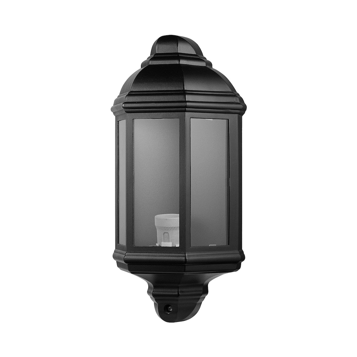 Ellies Forge Series - AC Wall Light - Aluminium + Glass - E27 Base -BK