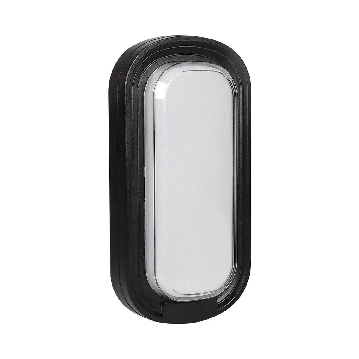 Ellies Ellipse Series AC 24W Capsule LED Bulkhead - PC - BK