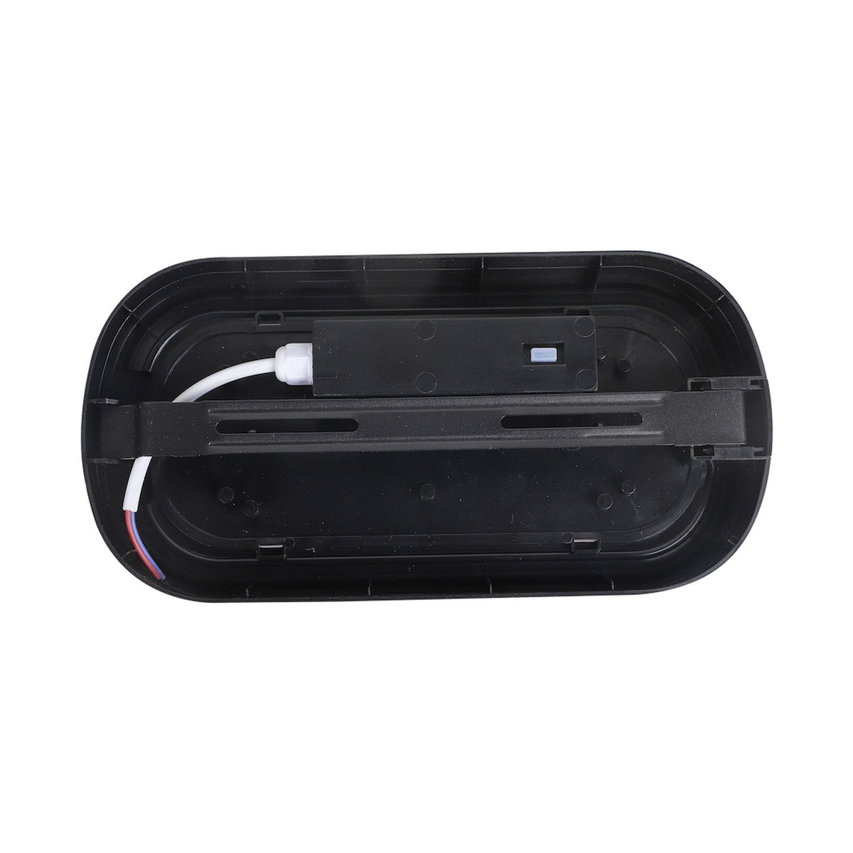 Ellies Ellipse Series AC 24W Capsule LED Bulkhead - PC - BK
