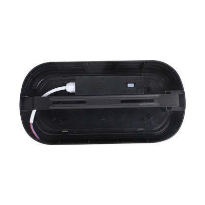 Ellies Ellipse Series AC 24W Capsule LED Bulkhead - PC - BK