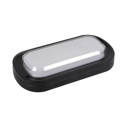 Ellies Ellipse Series AC 24W Capsule LED Bulkhead - PC - BK