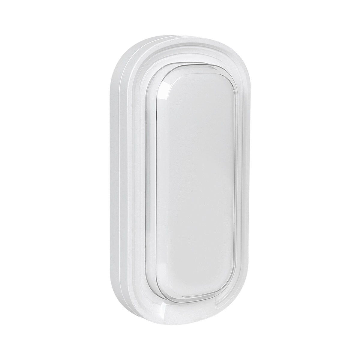 Ellies Ellipse Series AC 24W Capsule LED Bulkhead - PC - WT