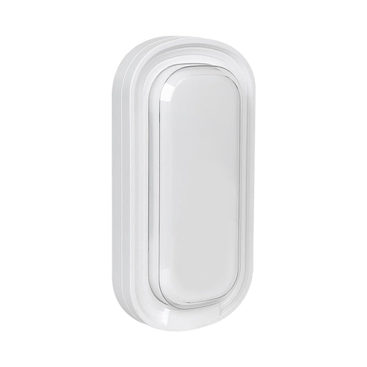 Ellies Ellipse Series AC 24W Capsule LED Bulkhead - PC - WT