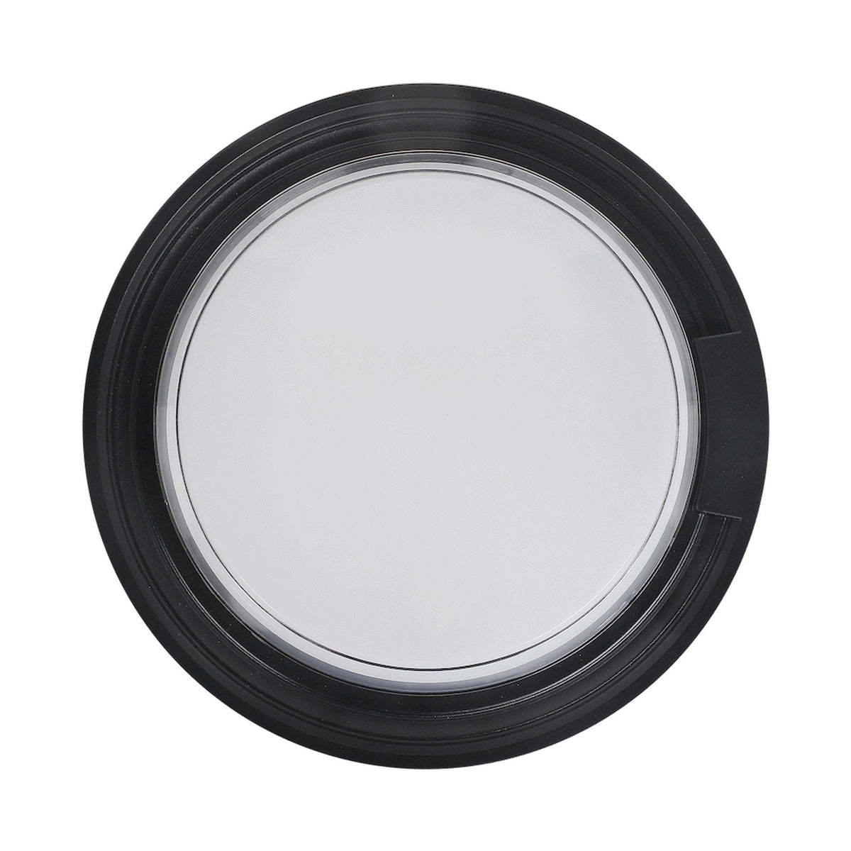 Ellies Cresent Series AC 24W Round LED Bulkhead - PC - BK
