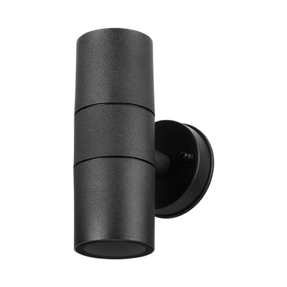 Ellies Ash Series AC dual beam wall light - Nylon Carbon Fiber - GU10 Base- BK