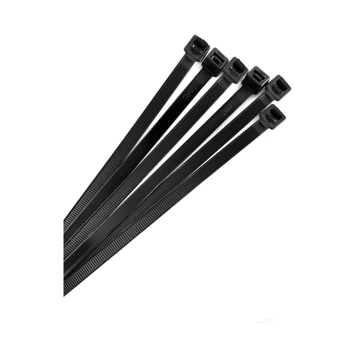Ellies Cable Tie 7.9mm X 400mm - 20 PACK SIZE - BK