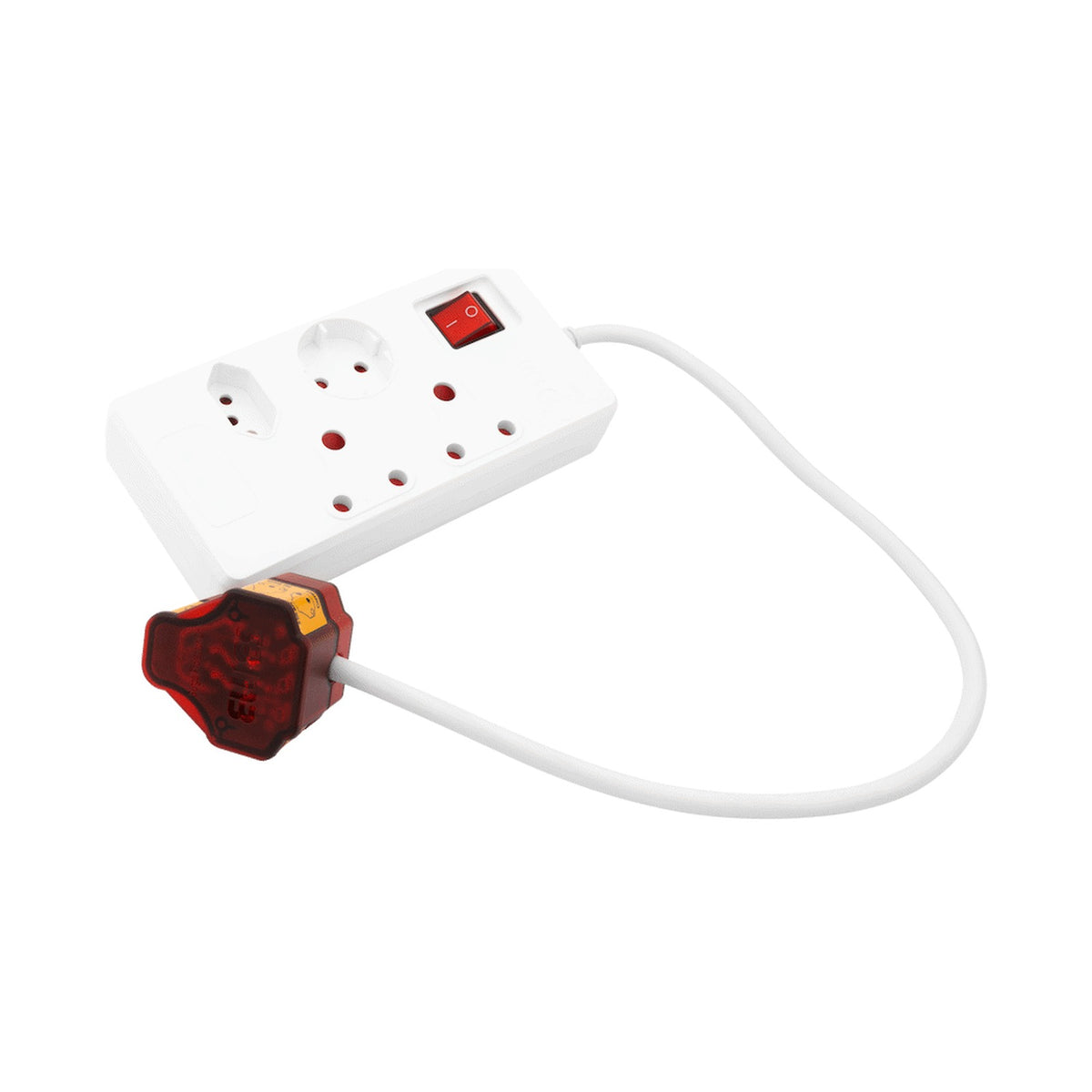 Ellies 4 way High Surge Multiplug 0.5M - WT