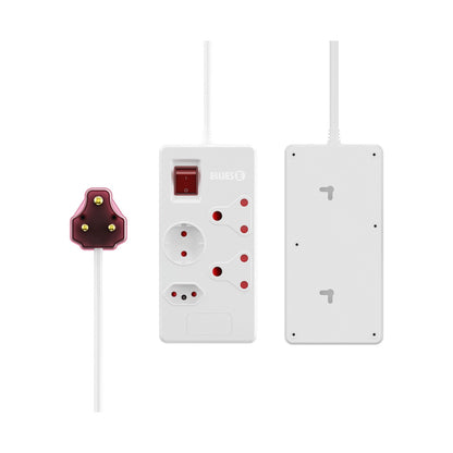 Ellies 4 way High Surge Multiplug 0.5M - WT