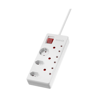 Ellies 6 way High Surge Multiplug 0.5M - WT