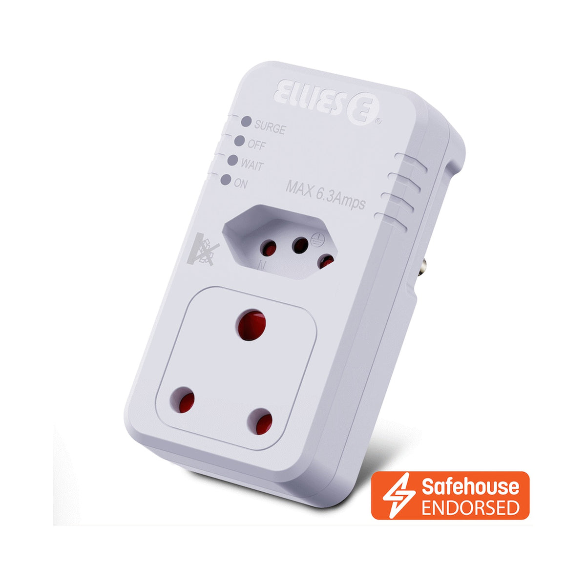 Ellies 2 Way High Surge Appliance Protector - WT