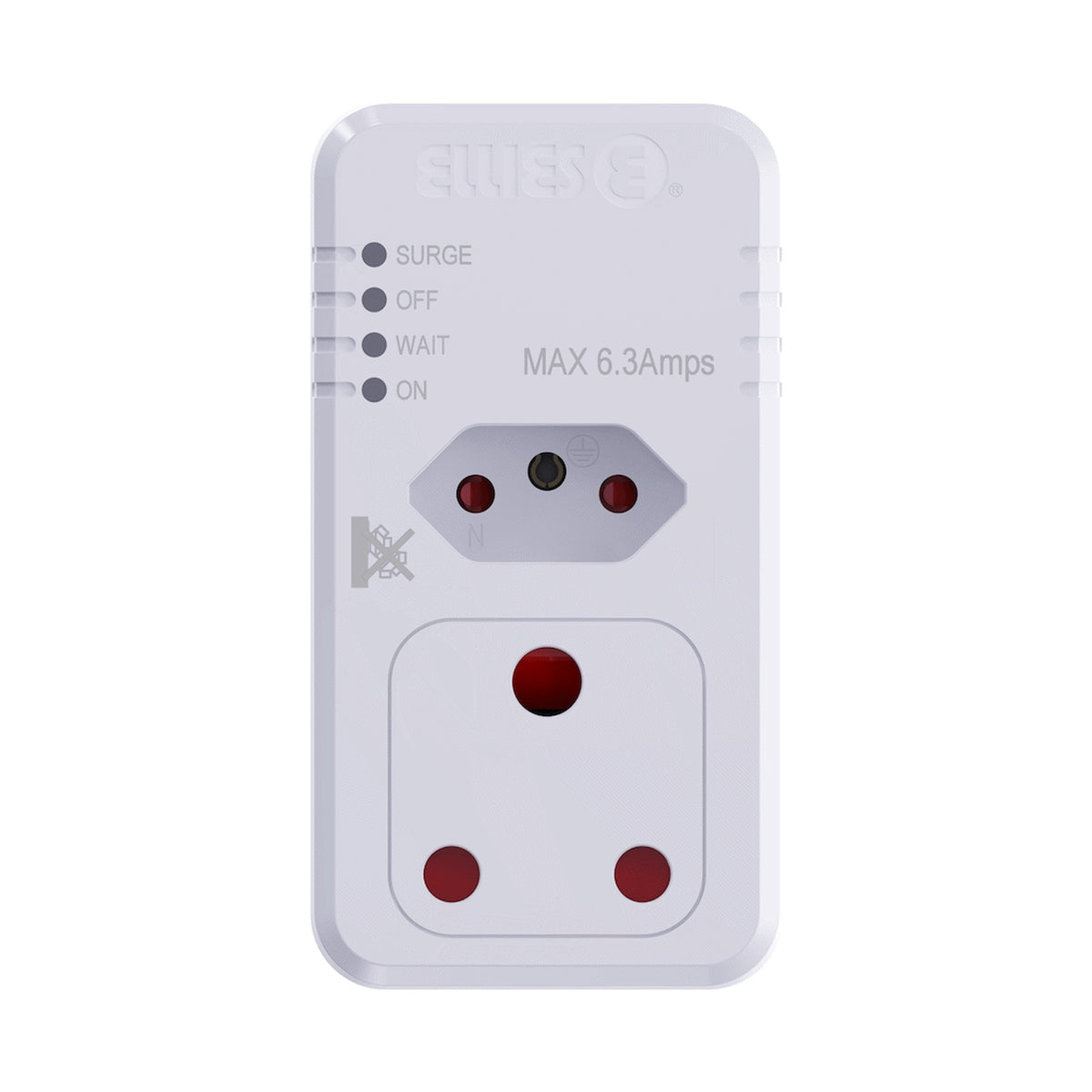 Ellies 2 Way High Surge Appliance Protector - WT