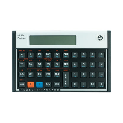 HP 12C Platinum Financial Calculator (Algebraic or RPN)