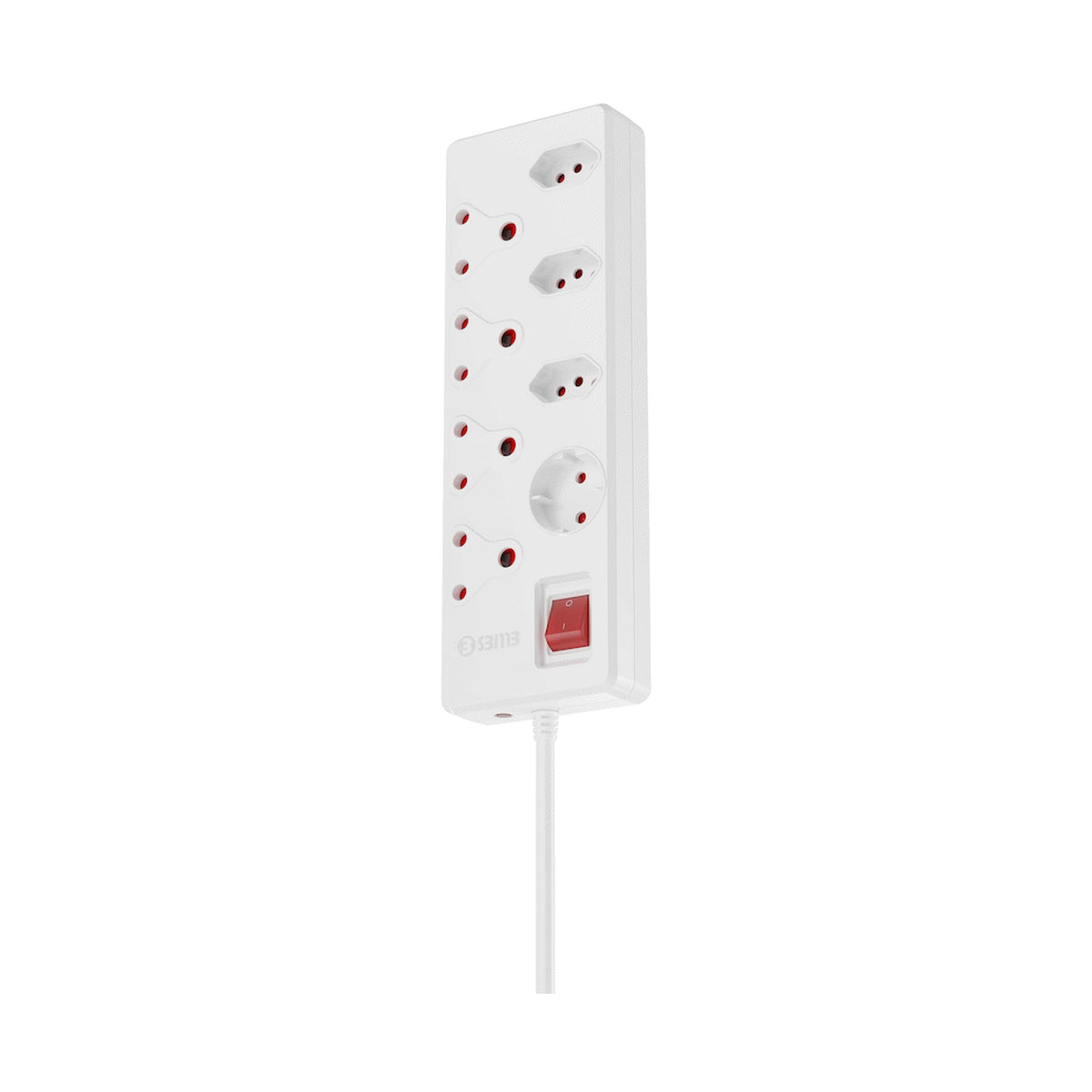 Ellies 8-Way High Surge Multiplug 0.5m - WT
