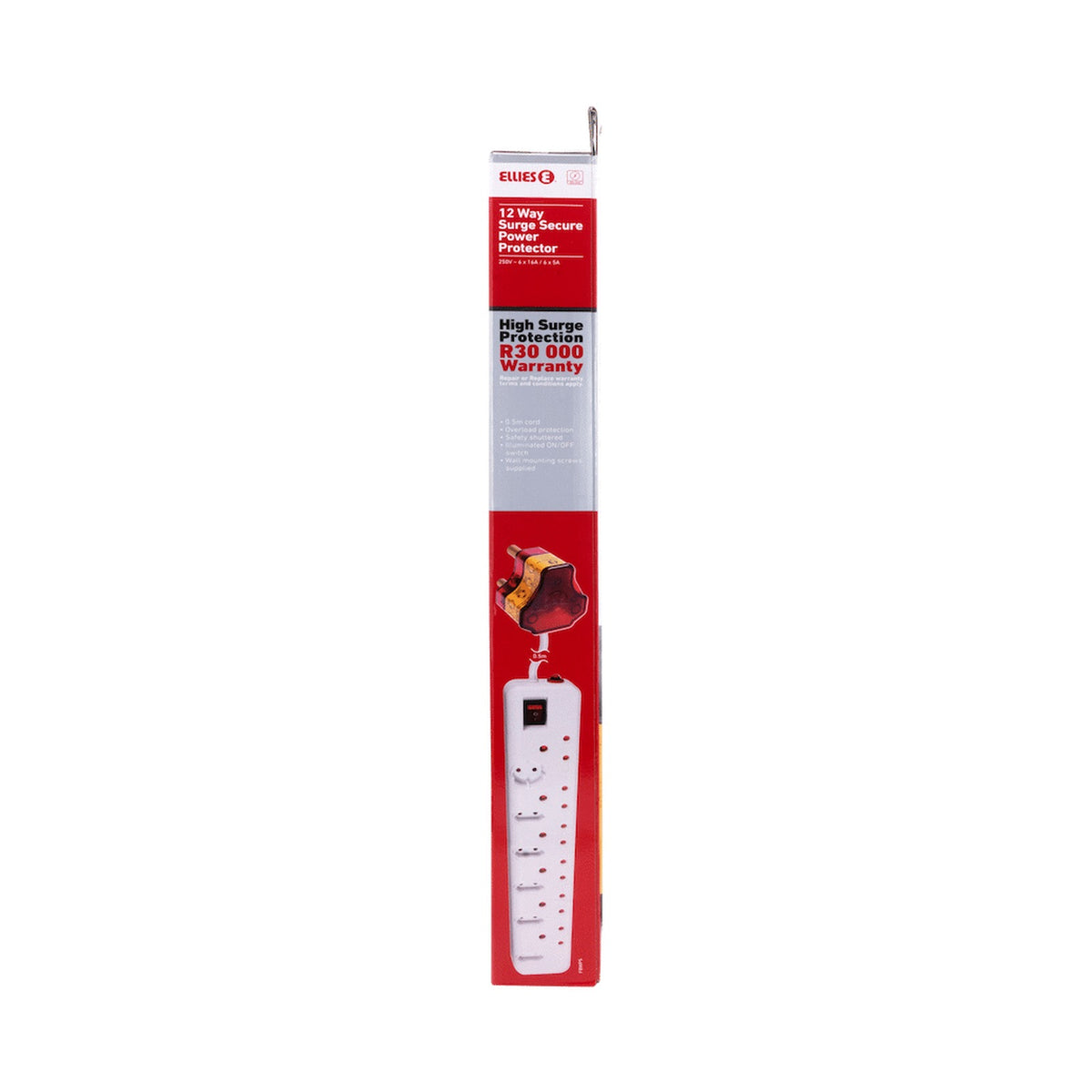 Ellies 12-Way High-Surge Multiplug 0.5m