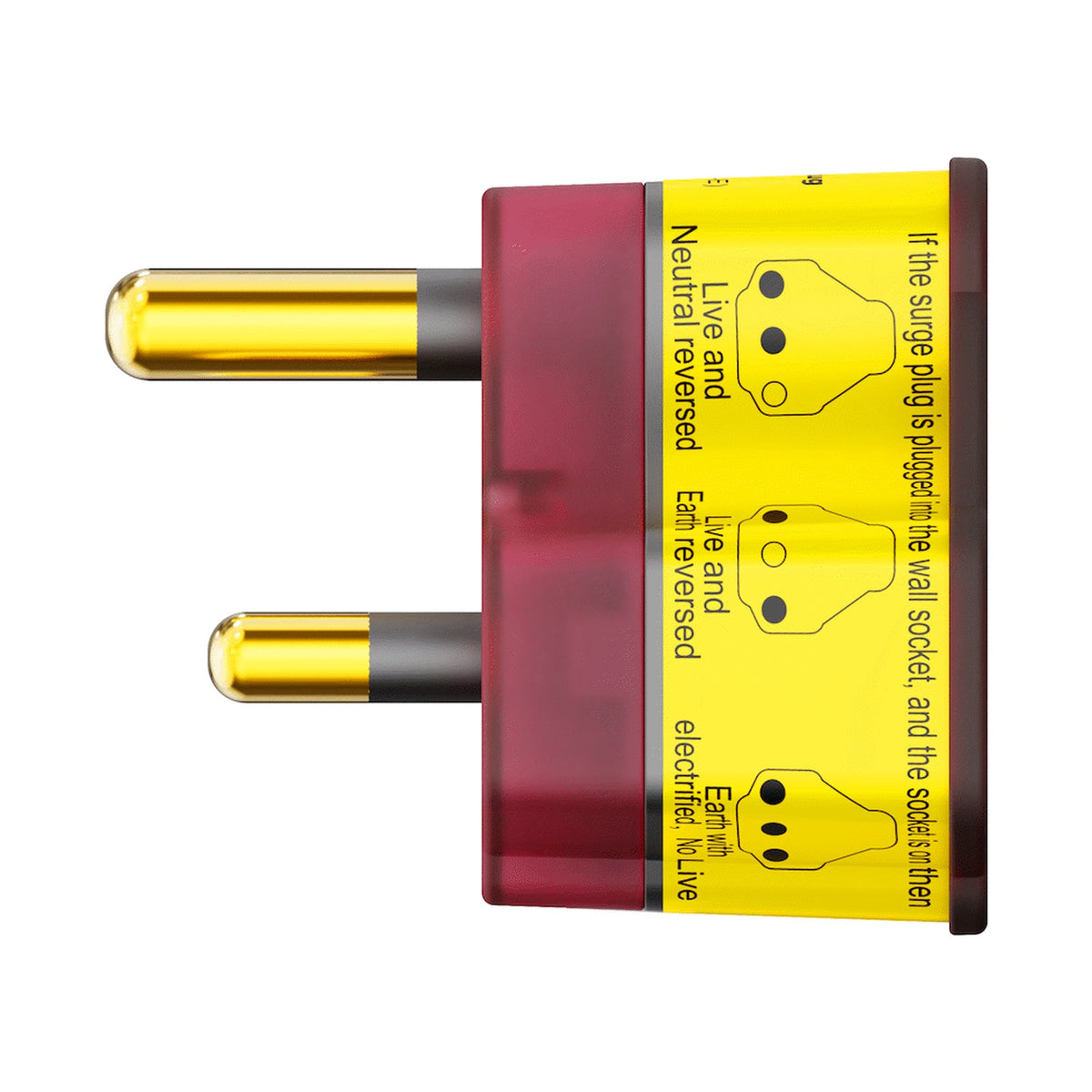 Ellies Re-wireable High Surge Plug Top - RD