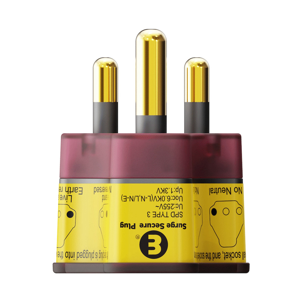 Ellies Re-wireable High Surge Plug Top - RD