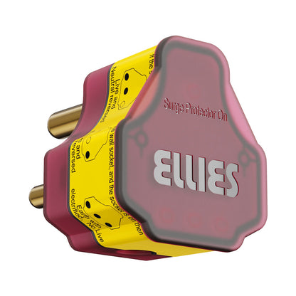 Ellies Re-wireable High Surge Plug Top - RD