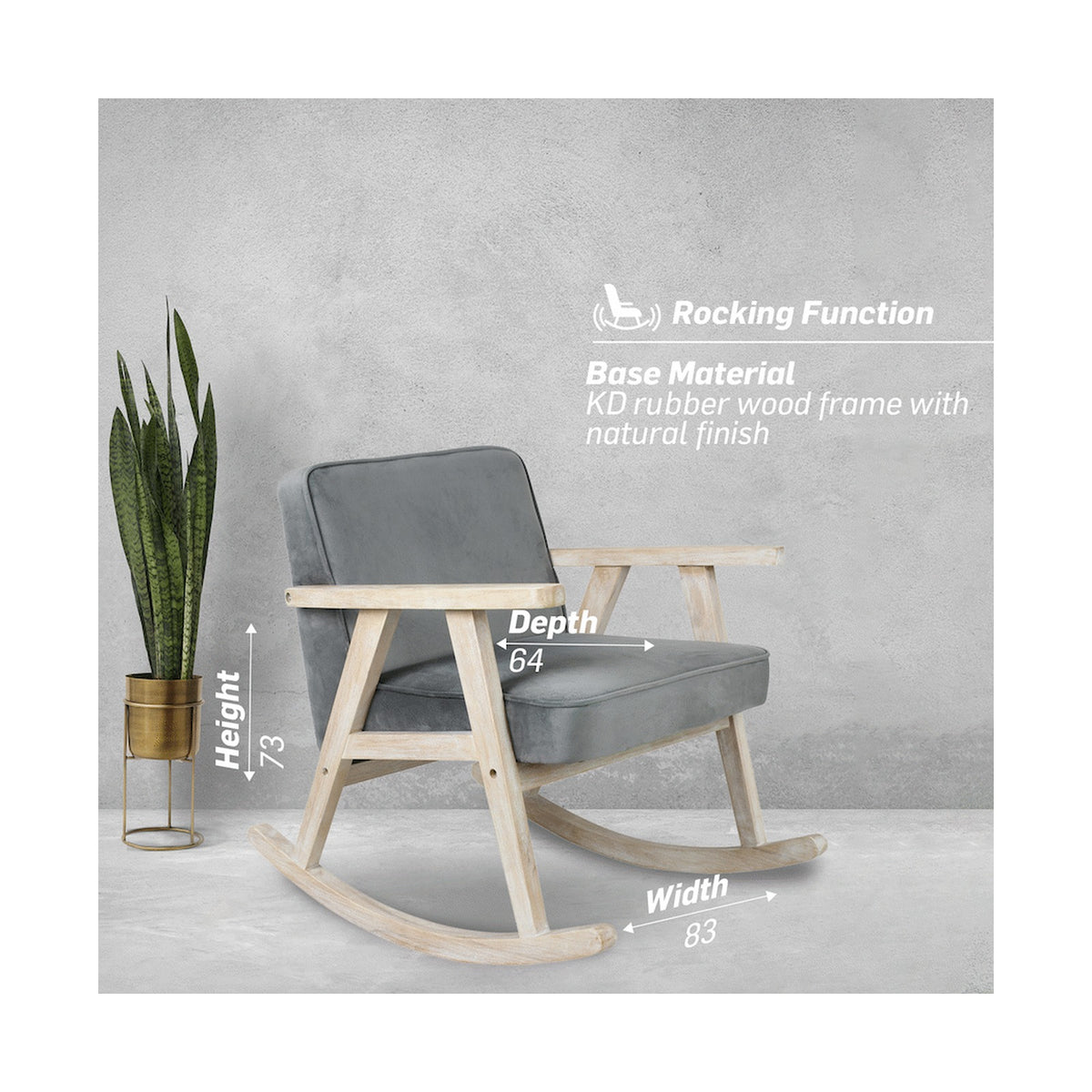 Leno Baby - Water-Resistant Rocking Chair