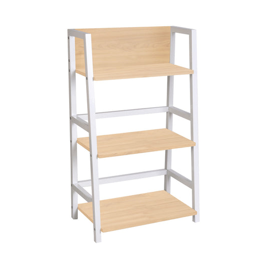 Everfurn Orchid Bookshelf with Powder-Coated Steel Frame
