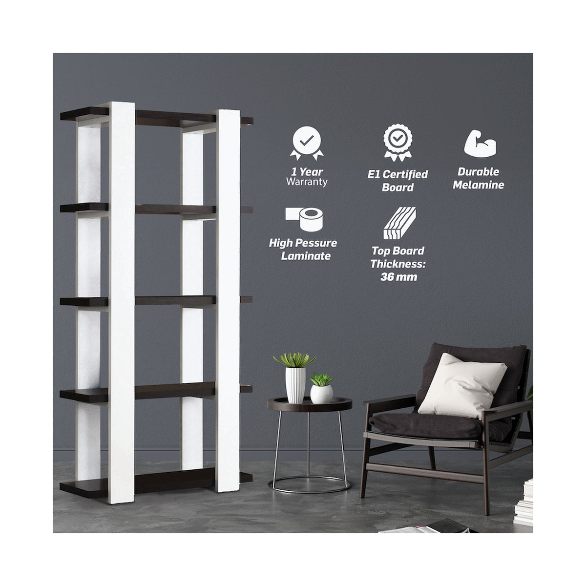 Everfurn Sidra Bookshelf