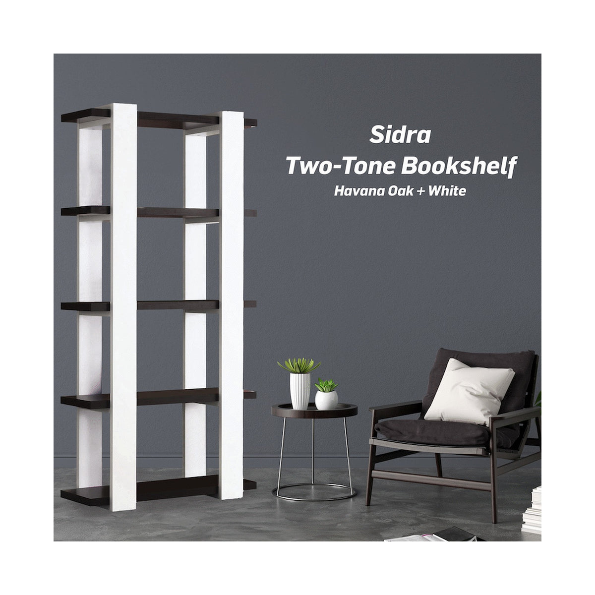 Everfurn Sidra Bookshelf
