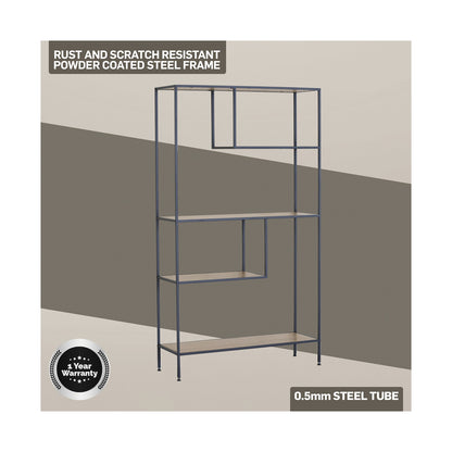 Everfurn Felix Bookshelf - Oak