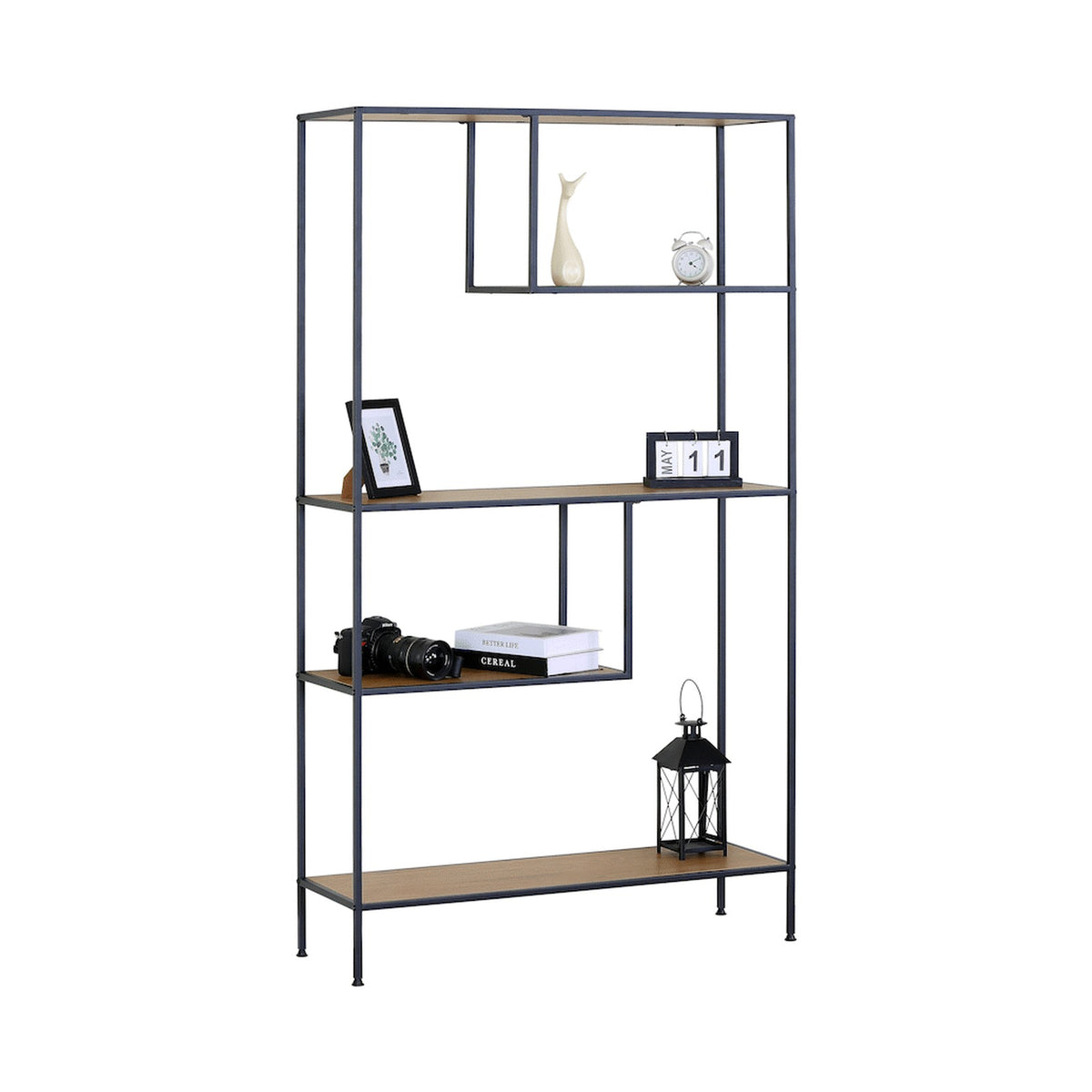 Everfurn Felix Bookshelf - Oak