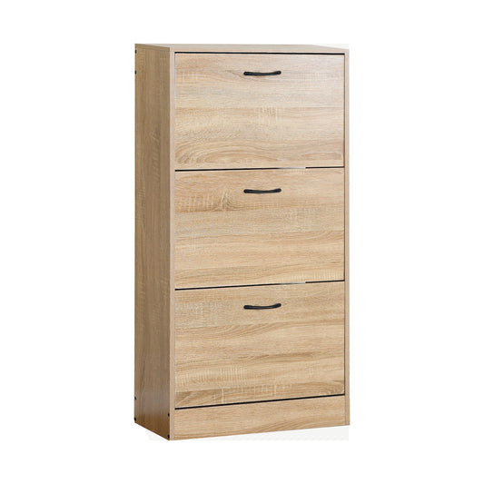Everfurn Tamar Shoe Cabinet - Small - Oak